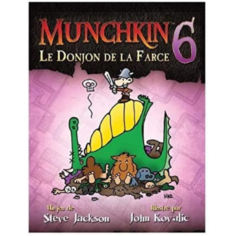 Asmodee - Jeu de société - Munchkin - Extension 6 Le Donjon de la farce