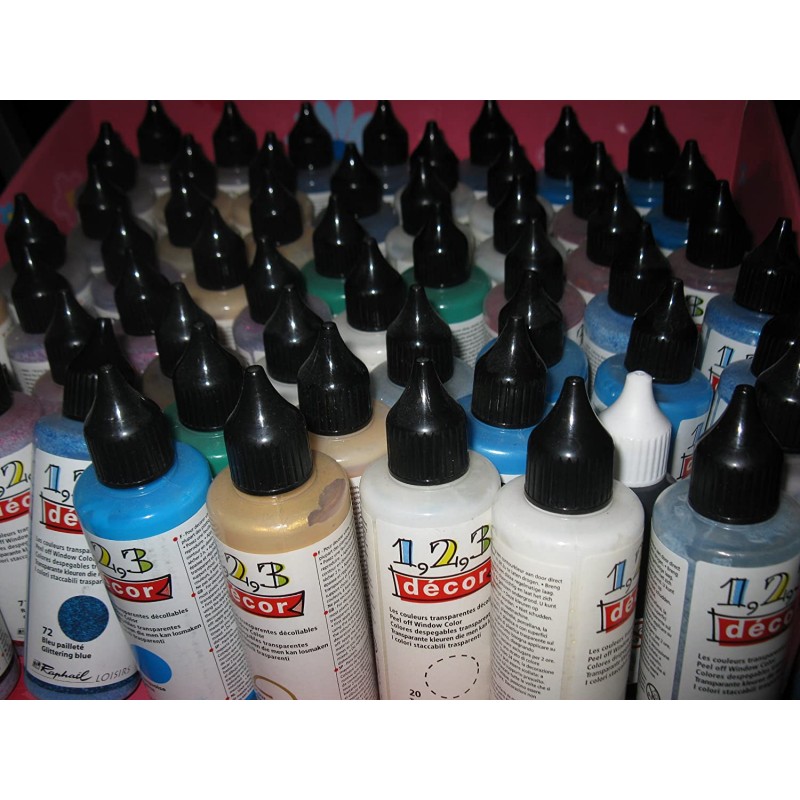 Window Color - Bleu pailleté - 80 ml