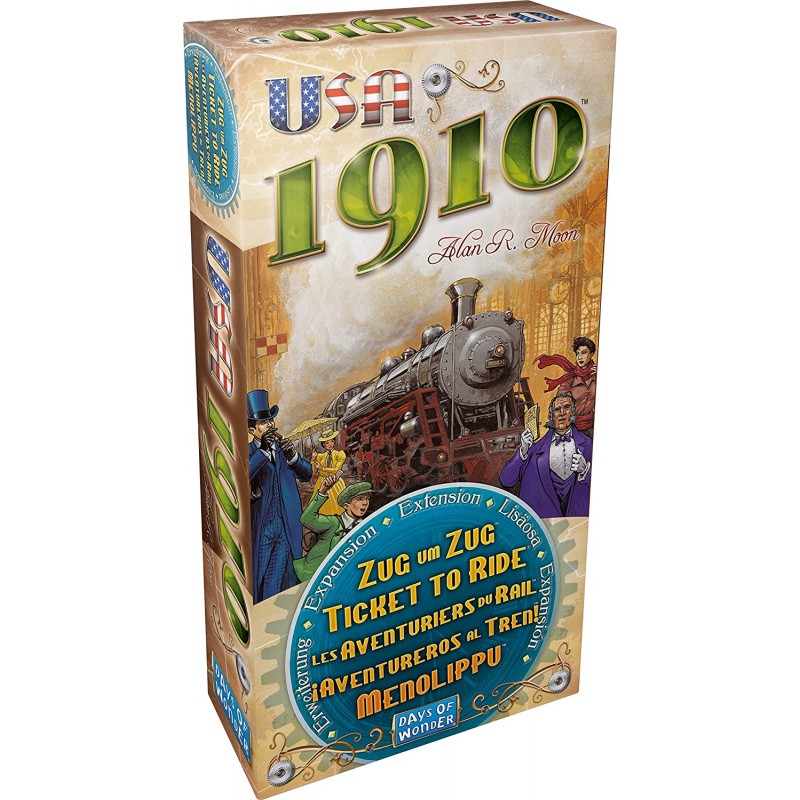 Asmodee - Jeu de société - Les Aventuriers du rail - Extension 1910