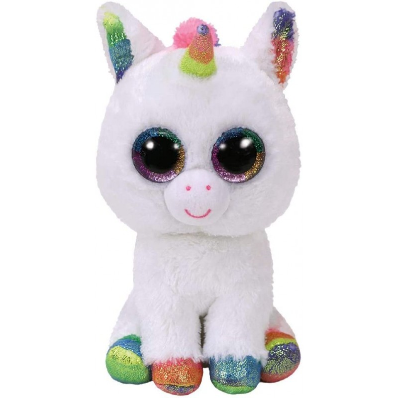 Peluche TY - Peluche 15 cm - Pixy la licorne