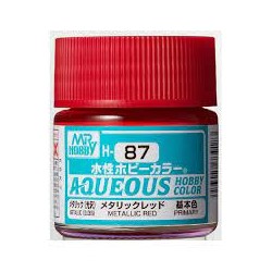 Aqueous Hobby Colors - MRHH-087 - Metallic Red - 10 ml