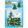 Hama - Perles - 4108 - Taille Midi - Blister Petit modèle et plaque Sapin de Noël