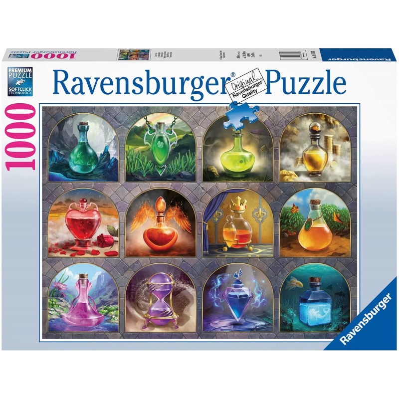 Ravensburger - Puzzle 1000 pièces - Potions magiques