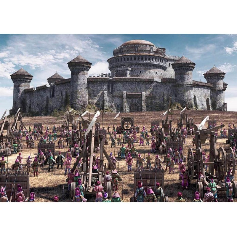 Ravensburger - Puzzle Nathan 1000 pièces - La forteresse de Kaamelott