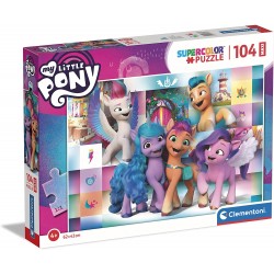 Clementoni - Puzzle 104 pièces - My Little Pony