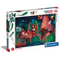 Clementoni - Puzzle 60 pièces - Pirates