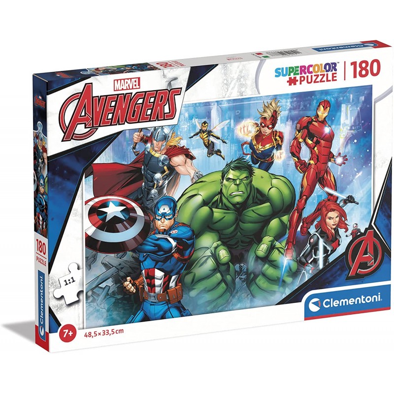 Clementoni - Puzzle 180 pièces - Les Avengers