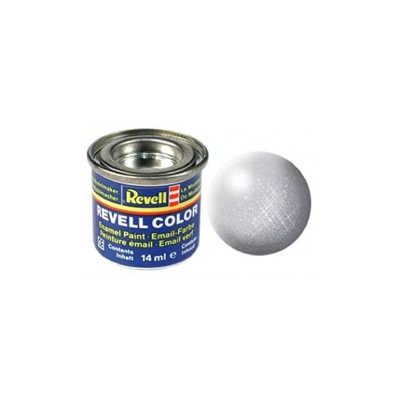 Revell - R90 - Peinture email - Argent métallique - 42023135