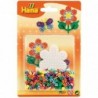 Hama - Perles - 4188 - Taille Midi - Blister Petit modèle et plaque Fleur et papillon