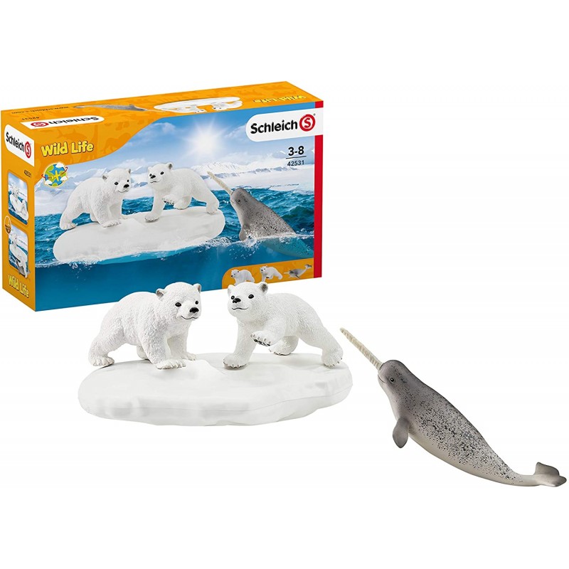 Schleich - 42531 - Wild Life - Glissade des ours polaires