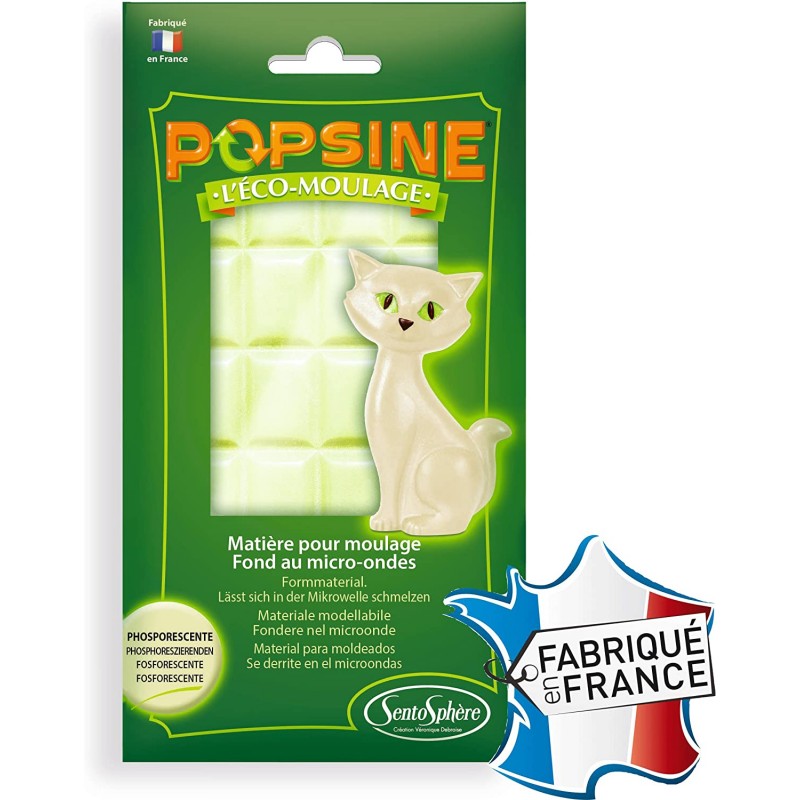 Recharge Eco-moulage Popsine - Poudre - Blanc effet porcelaine - 400 g