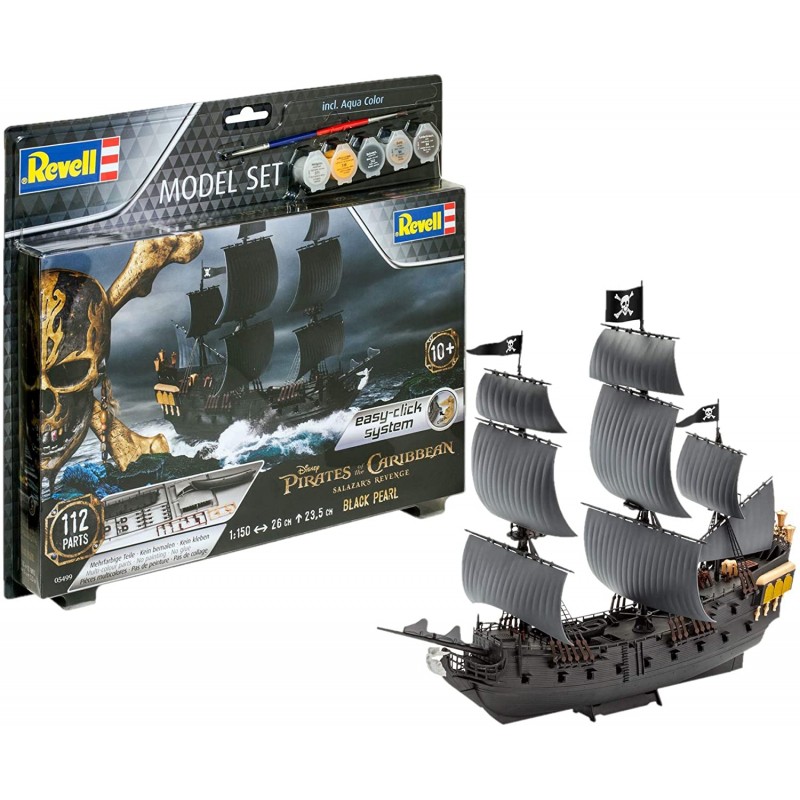 Revell - 65499 - Model Set Easy-Click Bateau - Black Pearl