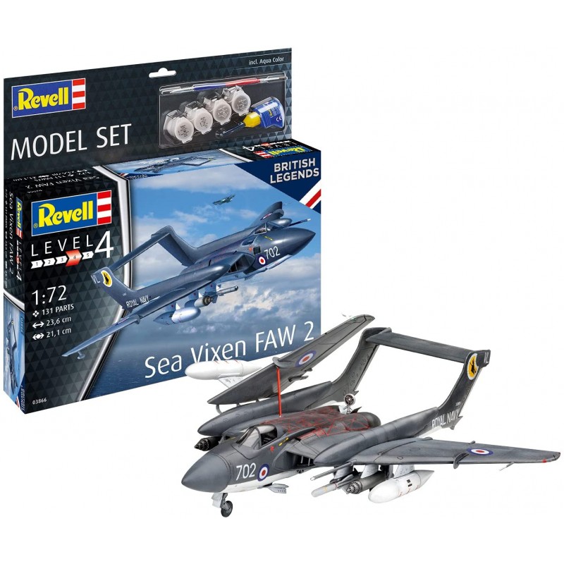 Revell - 63866 - Model Set Avion - Sea vixen faw 2