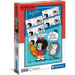 Clementoni - Puzzle 1000 pièces - Mafalda Comic Strip