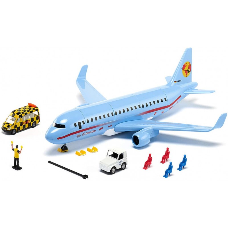 Siku - 5402 - Véhicule miniature - Avion de ligne avec accessoires