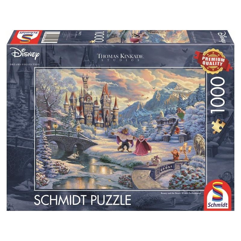 Schmidt Puzzle 500 pièces : Disney : La Belle et la bête pas cher