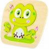 Ulysse - Puzzle d'encastrement en bois - Grenouille