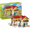 Schleich - 42407 - Farm World - Ferme avec étable et animaux