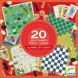 Djeco - DJ05219 - Jeux classiques - Classic box 20 jeux