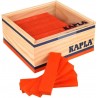 Kapla - Jeu de construction en bois - Coffret de 40 Planchettes - Orange