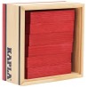 Kapla - Jeu de construction en bois - Coffret de 40 Planchettes - Rouge