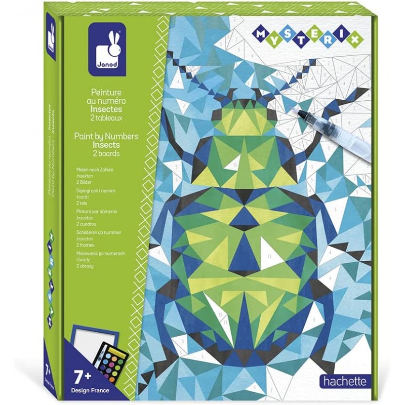 Janod - Coffret peinture par numéro - Insectes