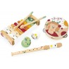 Janod - Set musical - 5 Instruments en bois sunshine