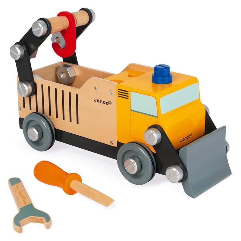 Janod - Camion de chantier Brico'kids en bois