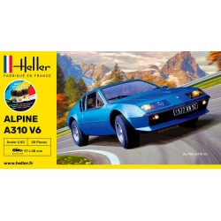 Heller - Maquette - Voiture - Starter Kit - Alpine A310