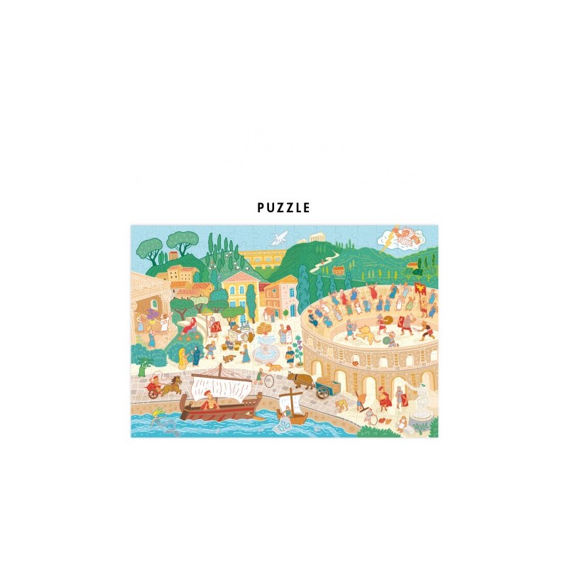 Pirouette Cacahouète - Puzzle 150 pièces - Antiquité - Puzzle à superposer sur le poster