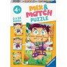 Ravensburger - Puzzles Mix et Match 3x24 pièces - Les vêtements