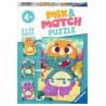 Ravensburger - Puzzles Mix et Match 3x24 pièces - Mignons dinosaures