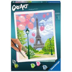 Ravensburger - CreArt - 24x30cm - Printemps à Paris - Spring in Paris