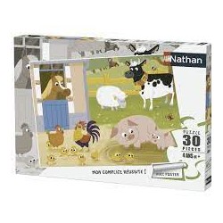 Nathan - Puzzle 30 pièces - Mes amis de la ferme