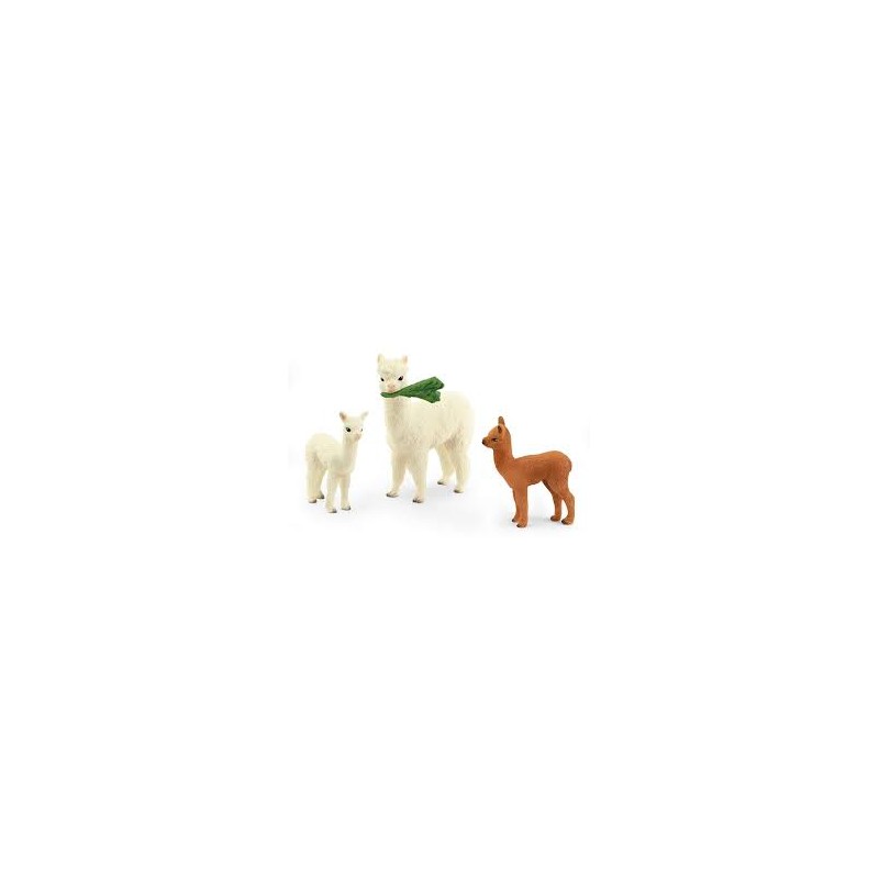 Schleich - 42544 - Wild Life - Famille d?alpagas