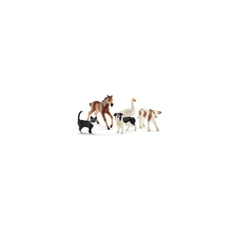 Schleich - 42386 - Farm World - Assortiment d'animaux Farm World