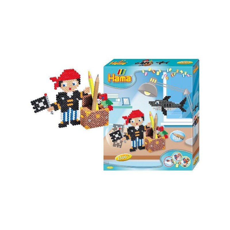 Hama - Perles - 3251 - Taille Midi - Boite Pirates