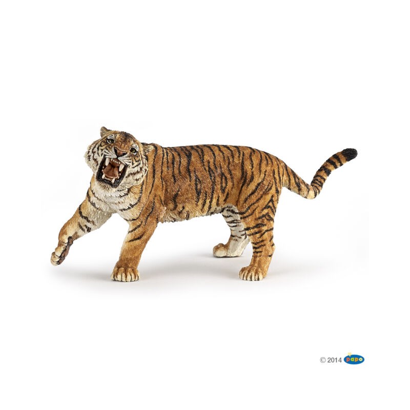 Papo - Figurine - 50182 - La vie sauvage - Tigre rugissant