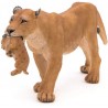 Papo - Figurine - 50043 - La vie sauvage - Lionne avec lionceau