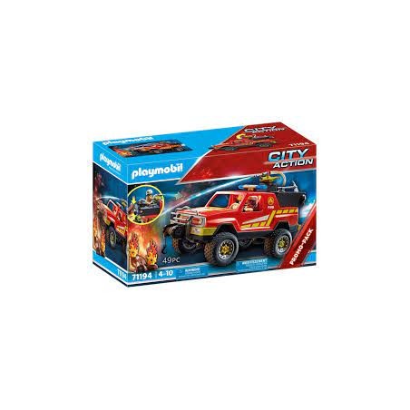 71194 Pick-up et pompier Playmobil City Action - TECIN HOLDING