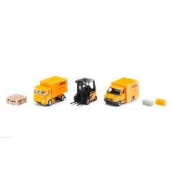 Siku - 6335 - Véhicule miniature - Coffret DHL logistique