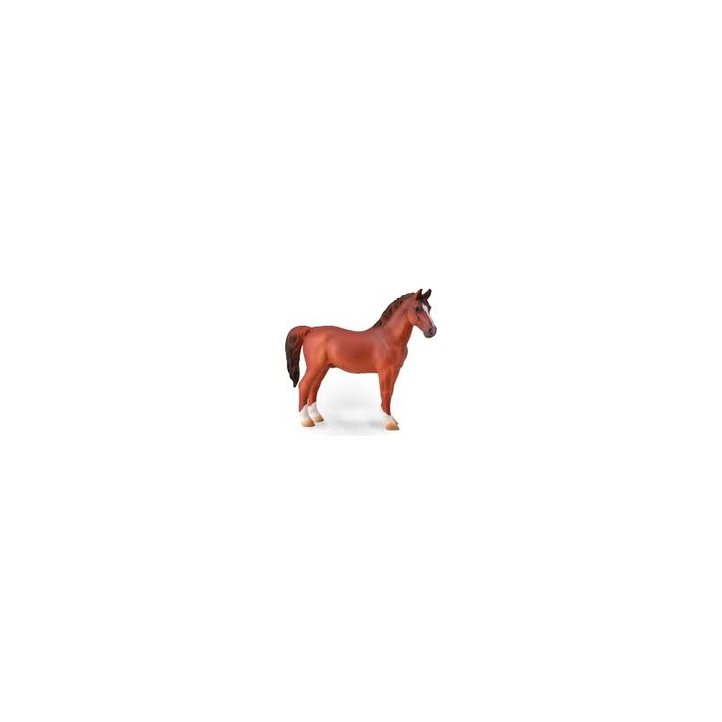 DAM - Figurine de collection - Collecta - Chevaux - Etalon Hackney marron