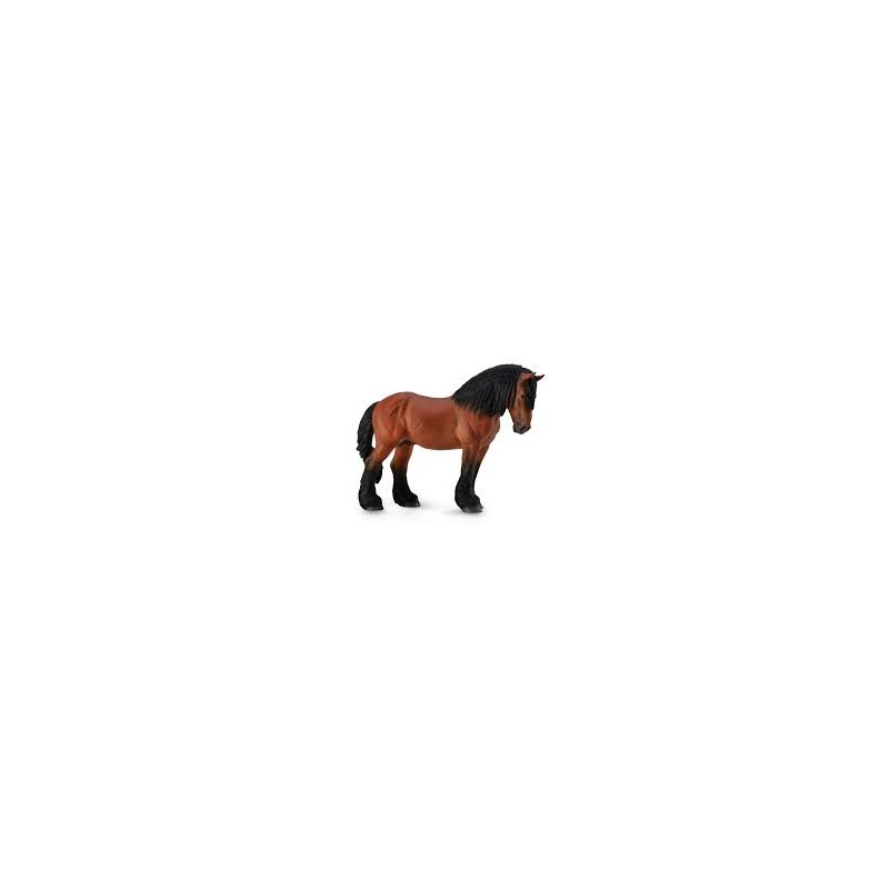 DAM - Figurine de collection - Collecta - Chevaux - Etalon Ardennais bai