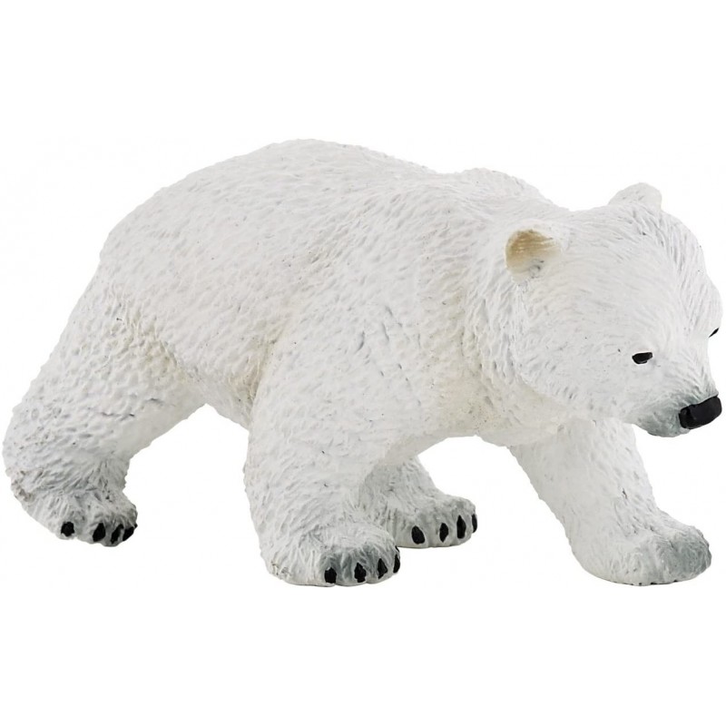 Papo - Figurine - 50145 - La vie sauvage - Bébé ours polaire marchant