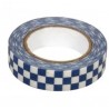 Rayher - Rouleau de washi tape - Echiquier bleu - 15 mm x 15 m