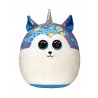 Peluche TY - Coussin 23 cm - Helena le chien husky licorne