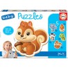 Educa - Jeu d'éveil - 5 puzzles évolutifs - Les bébés animaux