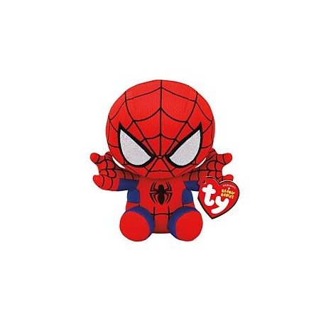 Peluche TY Marvel Beanie Babies Spiderman 15 cm - Peluche - Achat & prix