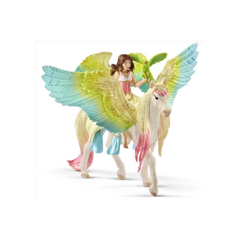 Schleich - 70566 - Bayala - Fée Surah avec un pégase scintillant