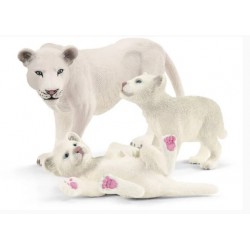 Schleich - 42505 - Wild Life - Lionne avec ses bébés